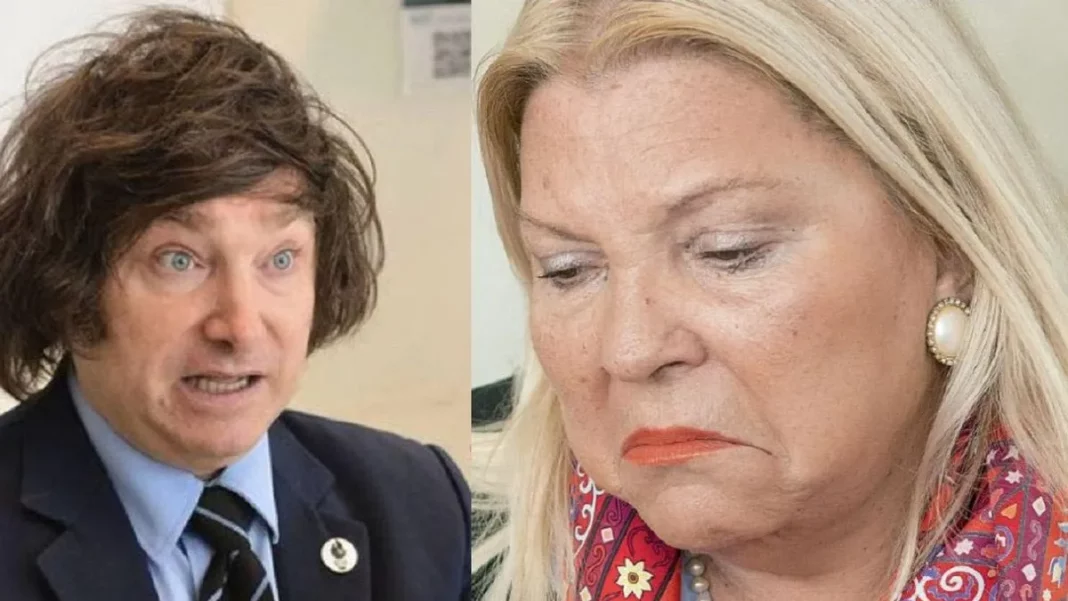 Carrió acusó a Macri de querer romper Juntos por el Cambio para irse con Milei.