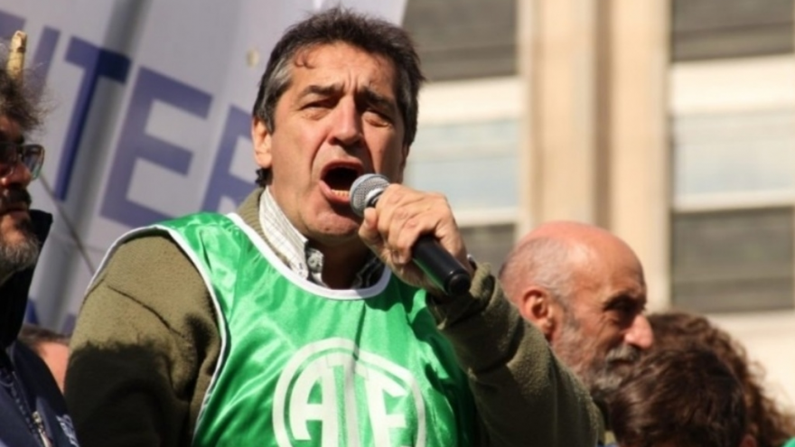 El secretario General de la CTAA y de ATE, Hugo Godoy, criticó al Gobierno por la injerencia del FMI