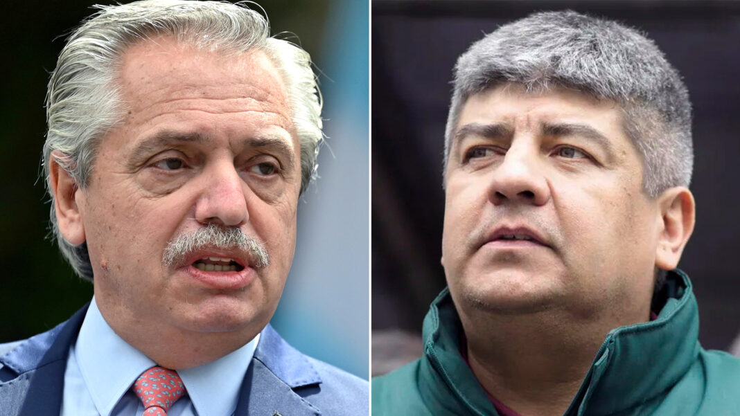 El dirigente de la CGT apuntó contra Alberto Fernández por el atraso salarial.