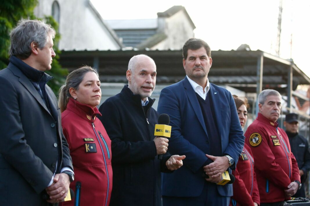 Larreta presentó las pistolas Taser para la Policía de la Ciudad, criticó al Gobierno y anticipó su plan de gobierno en materia de Seguridad.