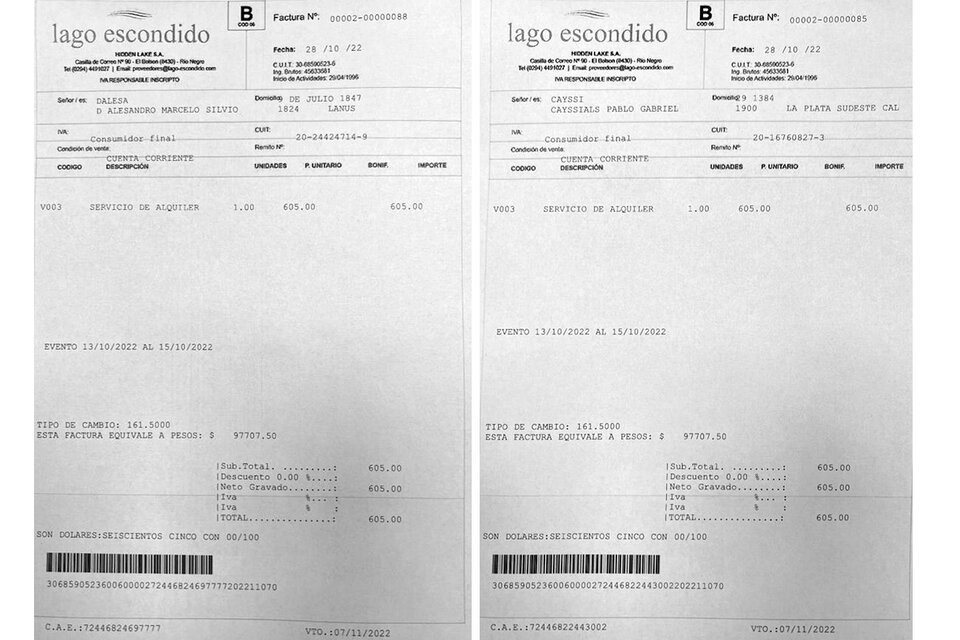 La AFIP reclama ser querellante en la causa que investiga el viaje a Lago Escondido.