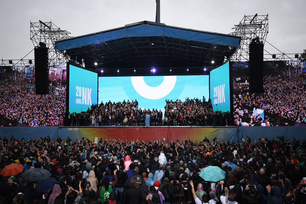 Cristina Kirchner habló durante una hora y remarcó la necesidad de profundizar la militancia.