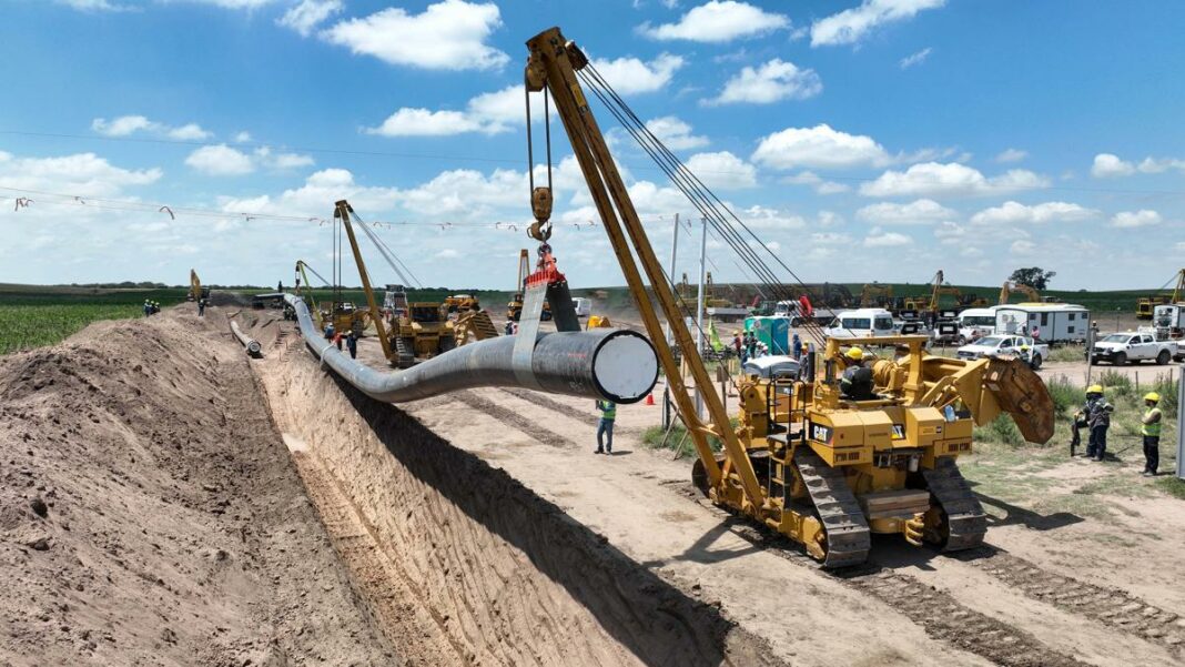 El proceso de llenado del Gasoducto Néstor Kirchner, que llevará gas desde Vaca Muerta hasta Salliqueló, terminará su anteúltima etapa este martes.