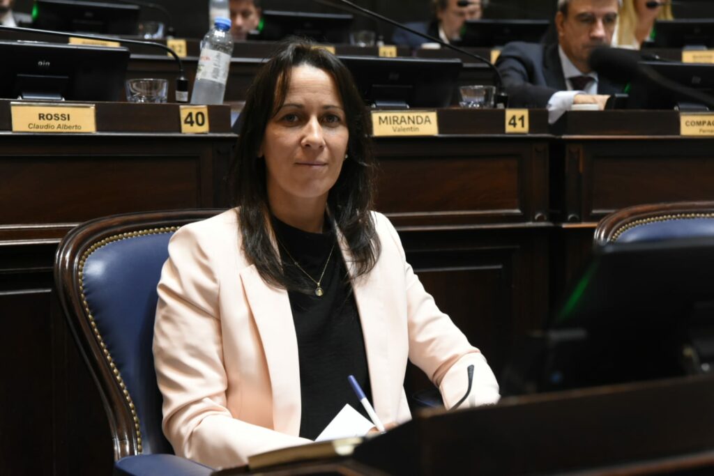 La diputada y dirigente del radicalismo en la Tercera sección electoral, Nazarena Mesías. 
