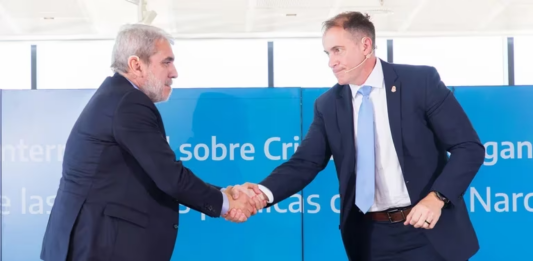 El ministro de Seguridad, Aníbal Fernández, continúa los esfuerzos del Gobierno para estrechar la relación con Estados Unidos.