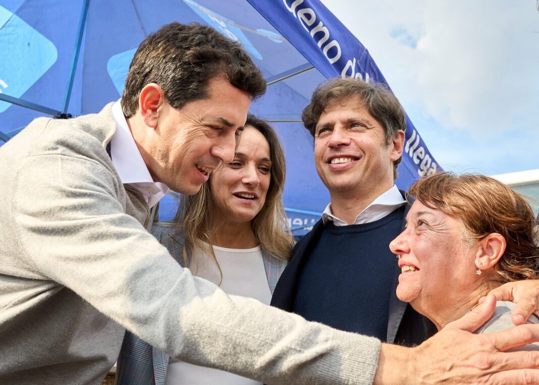 Axel Kicillof y Wado de Pedro, finalmente se vieron las caras después de varias semanas de posponer su acto compartido.