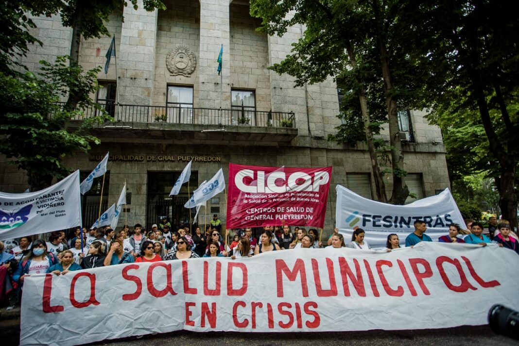 En el marco de una jornada nacional, los profesionales de salud de Mar del Plata convocaron a una conferencia de prensa.