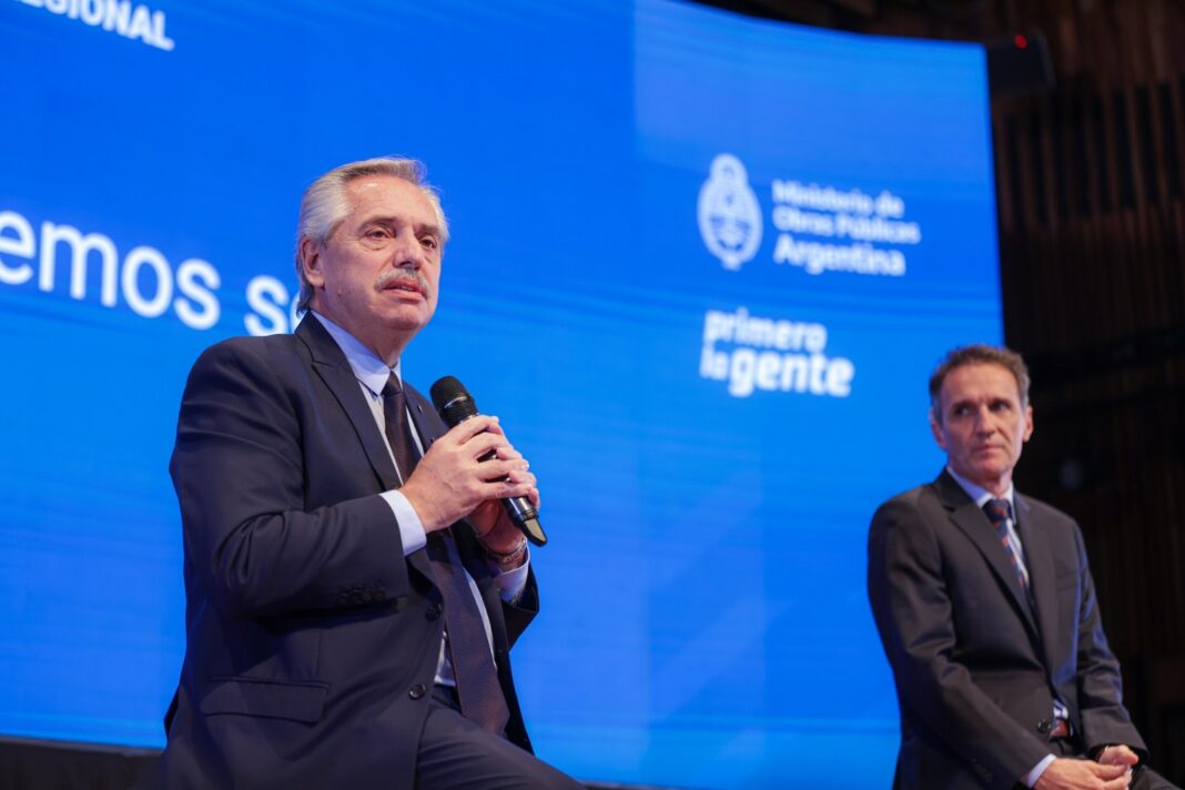 Alberto Fernández asistió al Seminario de Infraestructura Regional “¿Qué Argentina queremos ser?”, y repasó los logros de su gestión, a modo de despedida.