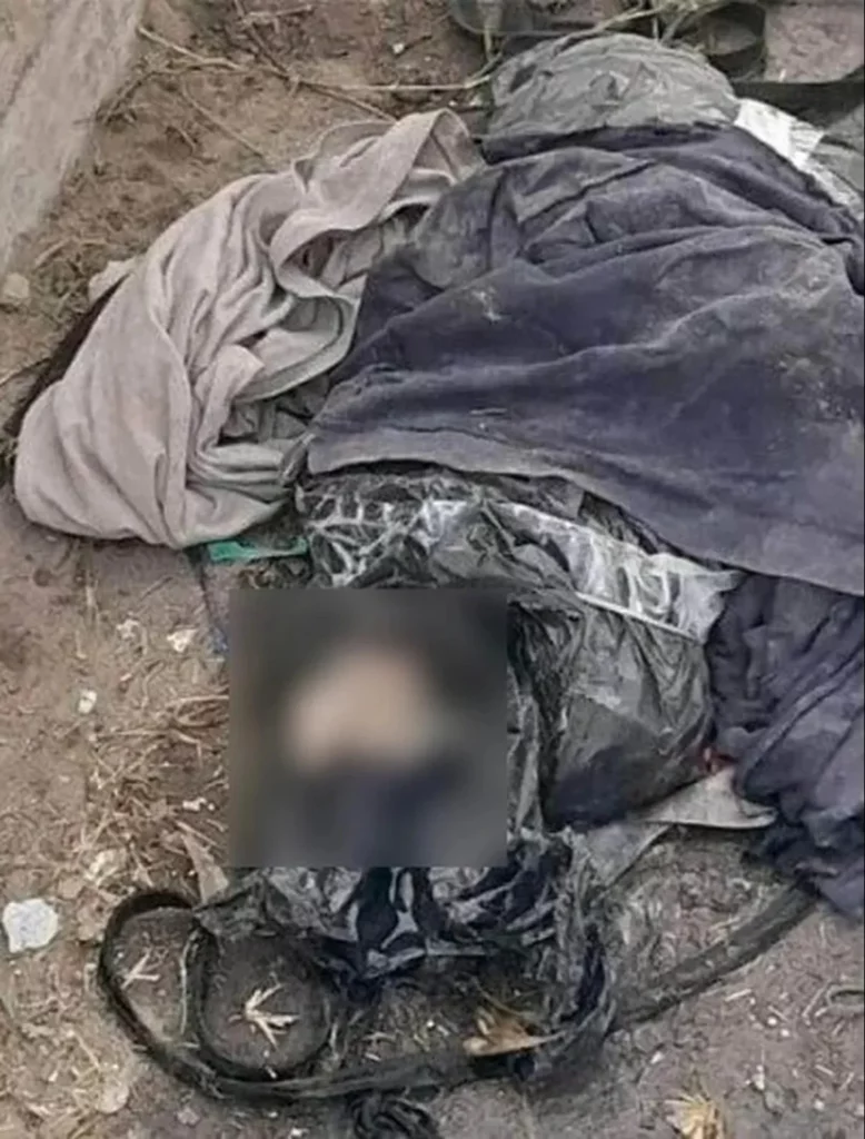 Los restos de Fernando Pérez Algaba hallados a la vera de un arroyo en Lomas de Zamora. 