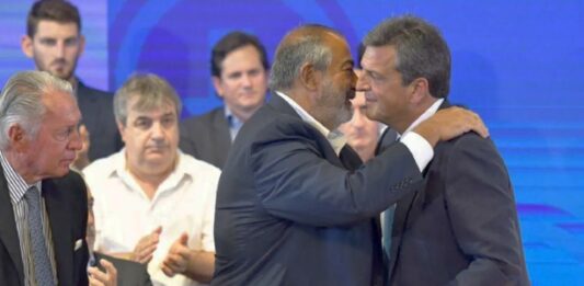 La CGT recibe a Sergio Massa y Agustín Rossi, en otra muestra de apoyo