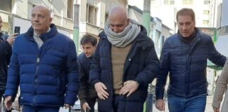 Santilli se mostró de campaña en Bahía Blanca junto a Espert y el postulante a intendente local, Andrés de Leo.