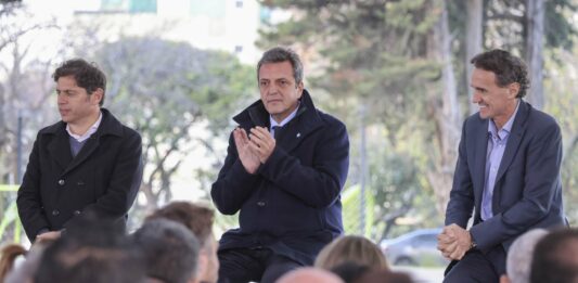 Al encabezar un acto de inauguración de obras junto con Kicillof, Massa cargó contra la oposición por intentar boicotear el acuerdo con el FMI.