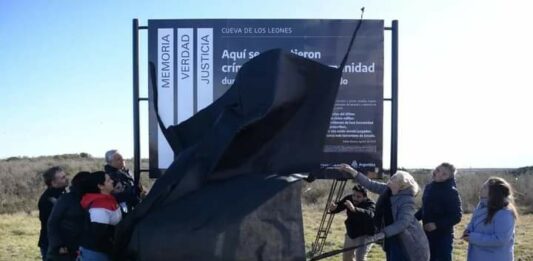 La Secretaría de Derechos Humanos de la Nación viajó hasta Bahía Blanca para declarar a Cueva de los Leones un Sitio de Memoria.