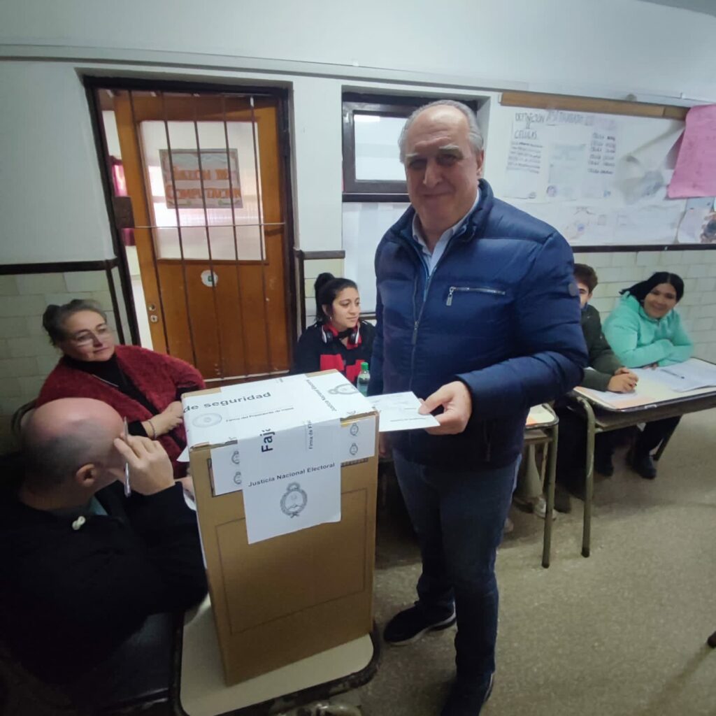 indicalista de la sanidad de La Plata y precandidato a senador por la Octava sección electoral, Pedro Borgini.