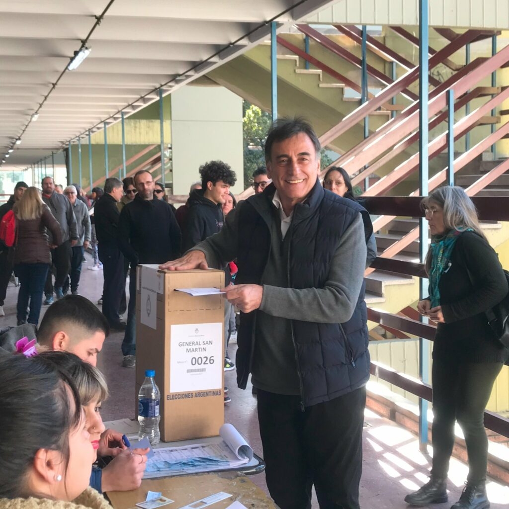 Actual legislador bonaerense y precandidato a diputado por la Primera sección electoral, Rubén Eslaiman.