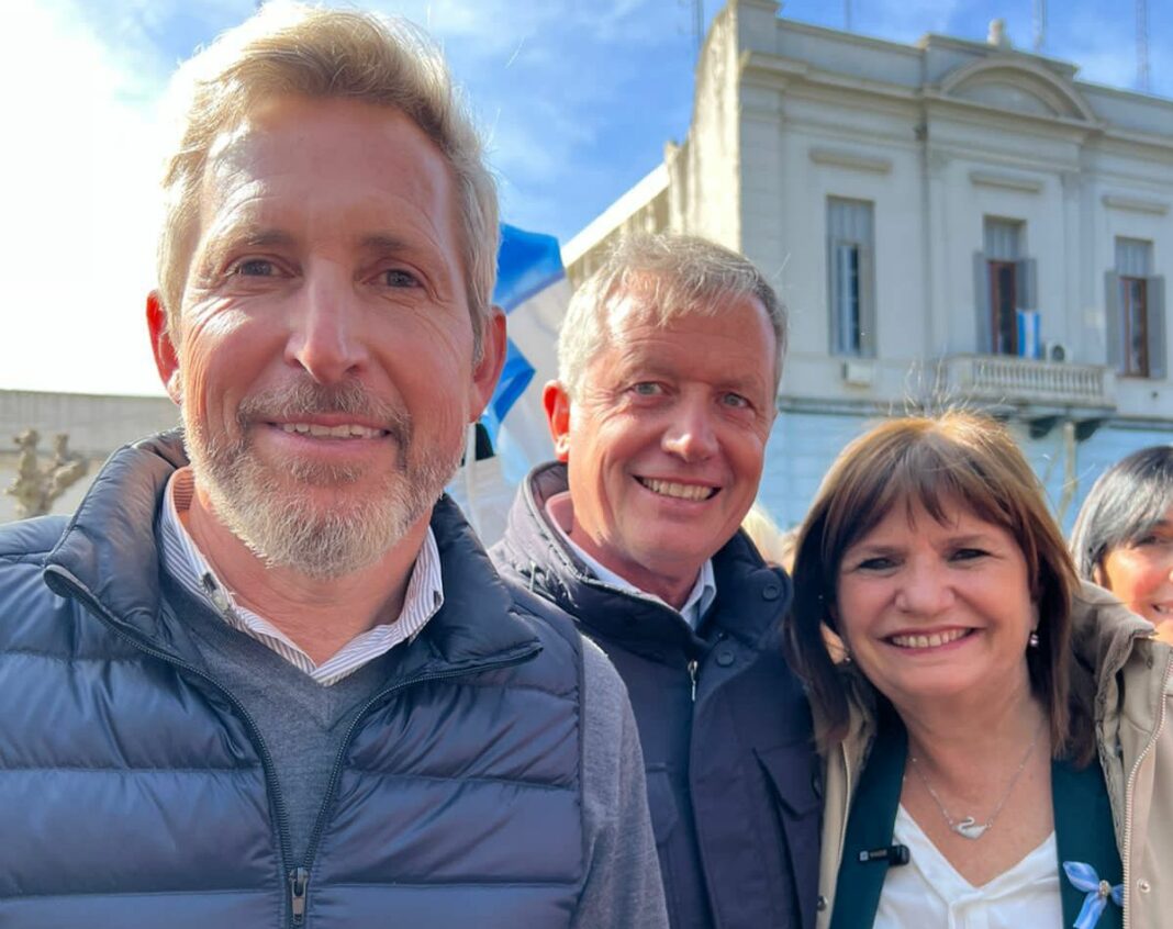 La precandidata presidencial de JxC, Patricia Bullrich, llevó su campaña a Entre Ríos, junto con Emilio Monzó y Rogelio Frigerio.
