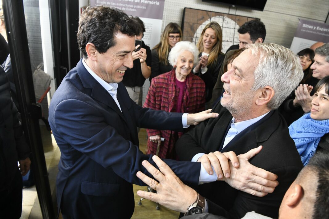 El precandidato a senador nacional por UxP, Wado de Pedro, compartió actividades con el aspirante a intendente de La Plata, Julio Alak.