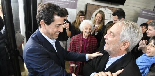 El precandidato a senador nacional por UxP, Wado de Pedro, compartió actividades con el aspirante a intendente de La Plata, Julio Alak.
