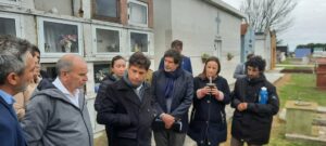 Axel Kicillof recorrió este jueves el sitio de la memoria ubicado en el cementerio municipal de General Lavalle, donde apuntó contra los negacionistas.