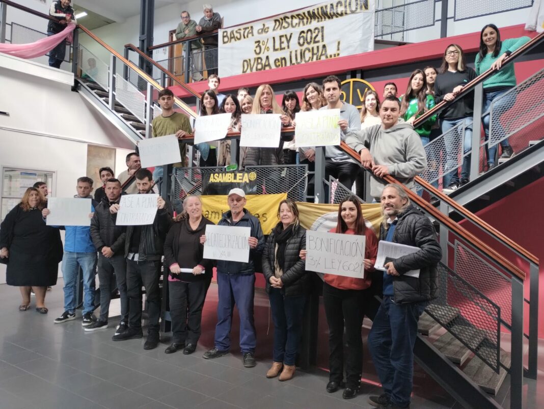 Trabajadores de Vialidad reiteraron el reclamo de 