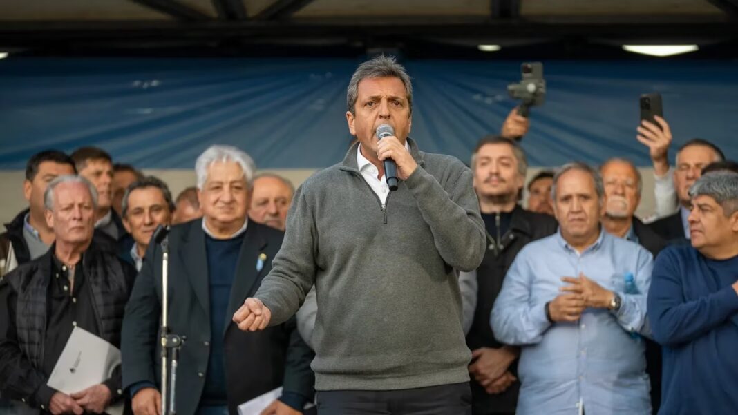 Los principales dirigentes de la CGT movilizan este viernes al Congreso Nacional para apoyar a Massa, tras la aprobación en el Senado de Ganancias y la quita de IVA.