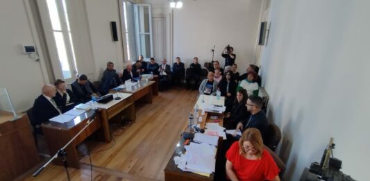 En su alegato, la fiscal del juicio por la tragedia de Moreno, Valeria Chapuis, se refirió a la responsabiliad del gasista, Christian Ricobene.