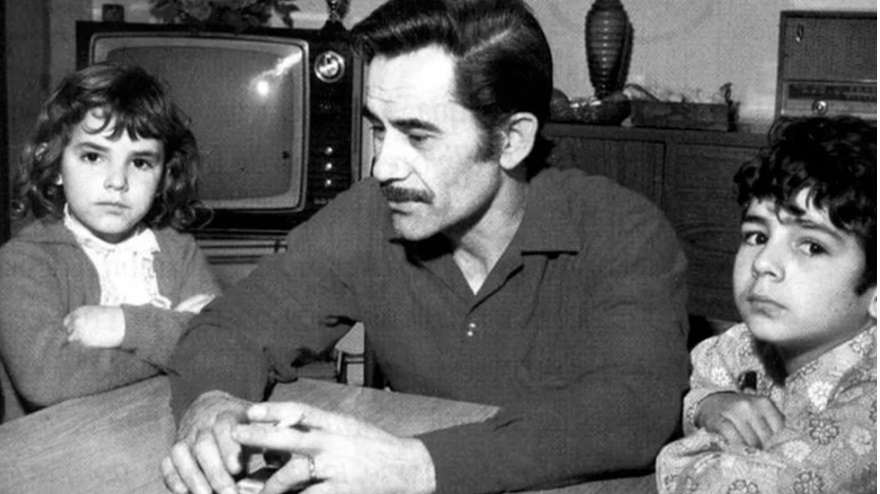 Clarudia Rucci, junto a su padre, José Ignacio Rucci.