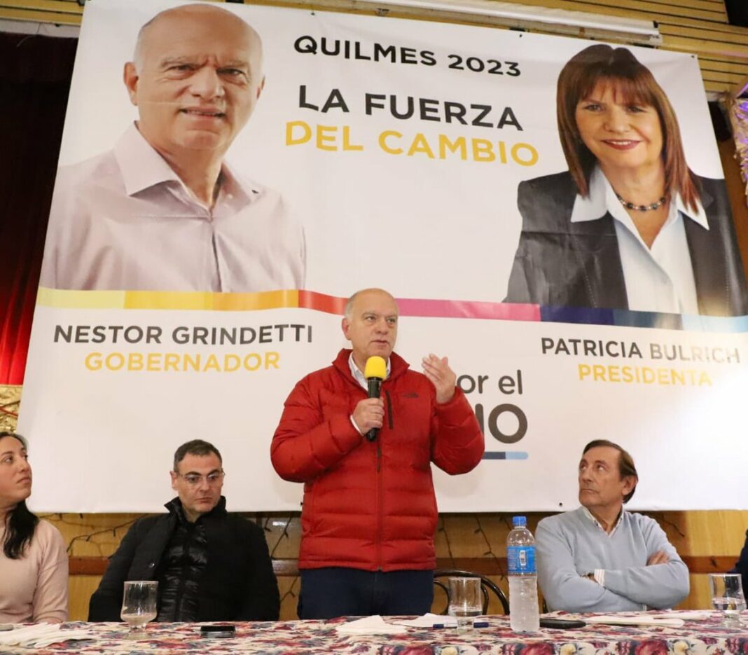 Grindetti busca dar vuelta el resultado de las PASO en la Provincia e inicia un recorrido por los principales municipios bonaerenses.