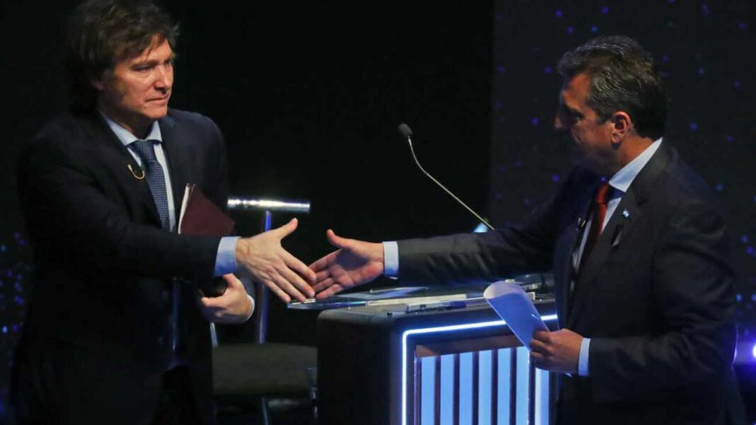 CNE informó que este miércoles se realizará el sorteo para conocer los ejes temáticos sobre los que expondrán Massa y Milei debate presidencial.