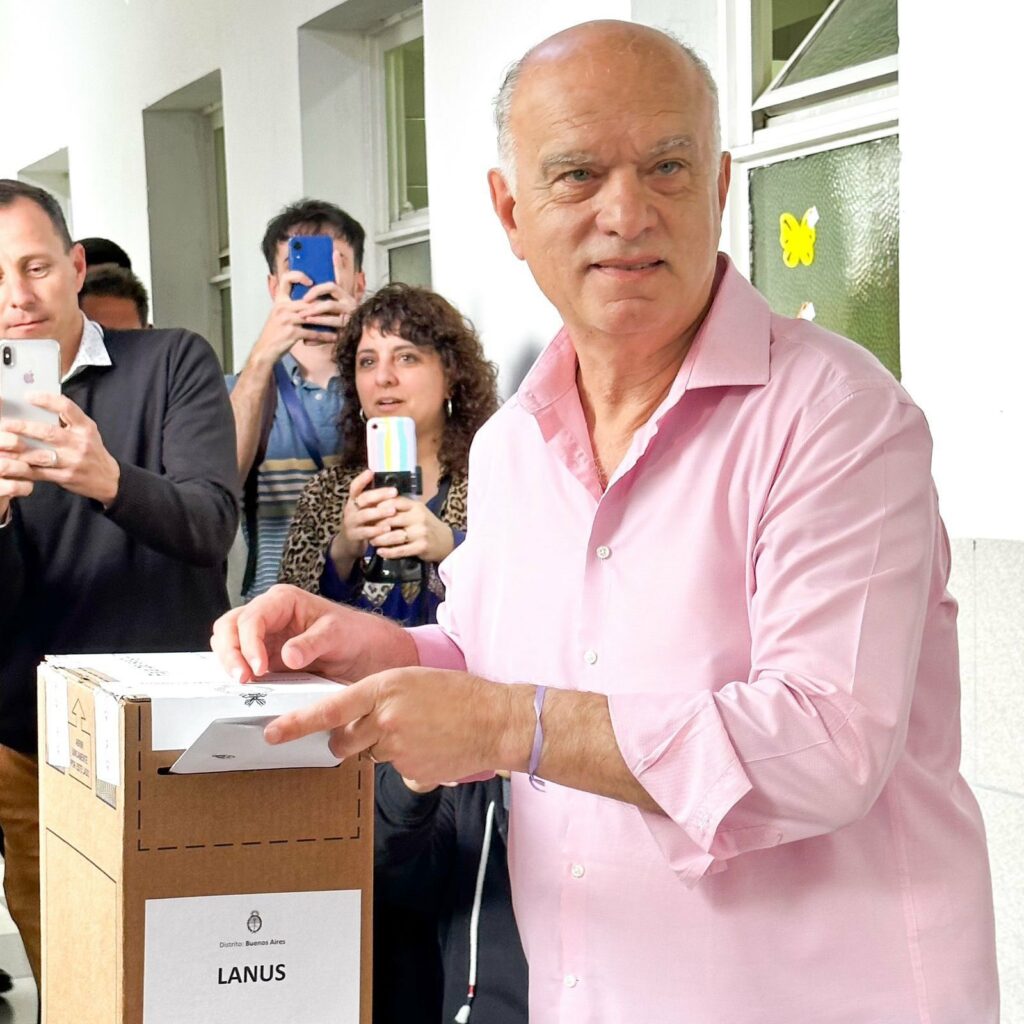 Candidato a gobernador por Juntos por el Cambio, Néstor Grindetti