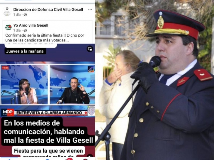 Clarisa Armando apuntó contra el jefe de la Defensa Civil de Villa Gesell por encabezar una campaña sucia contra su candidatura.