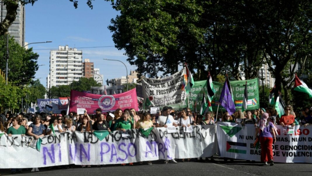 Por el día internacional de la lucha contra la violencia hacia las mujeres, miles de mujeres marcharon en distintos puntos de la provincia.