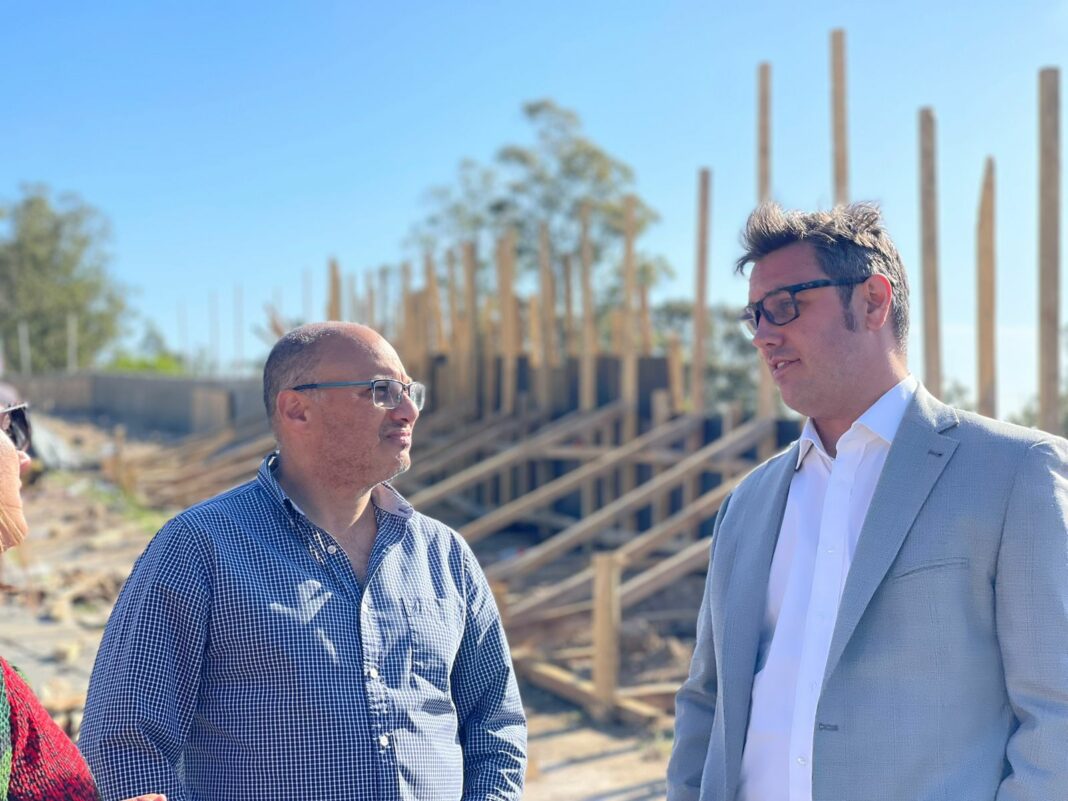Alejo Supply supervisó el avance de la obra provincial que remodela el Autódromo Fangio ubicado en Balcarce.
