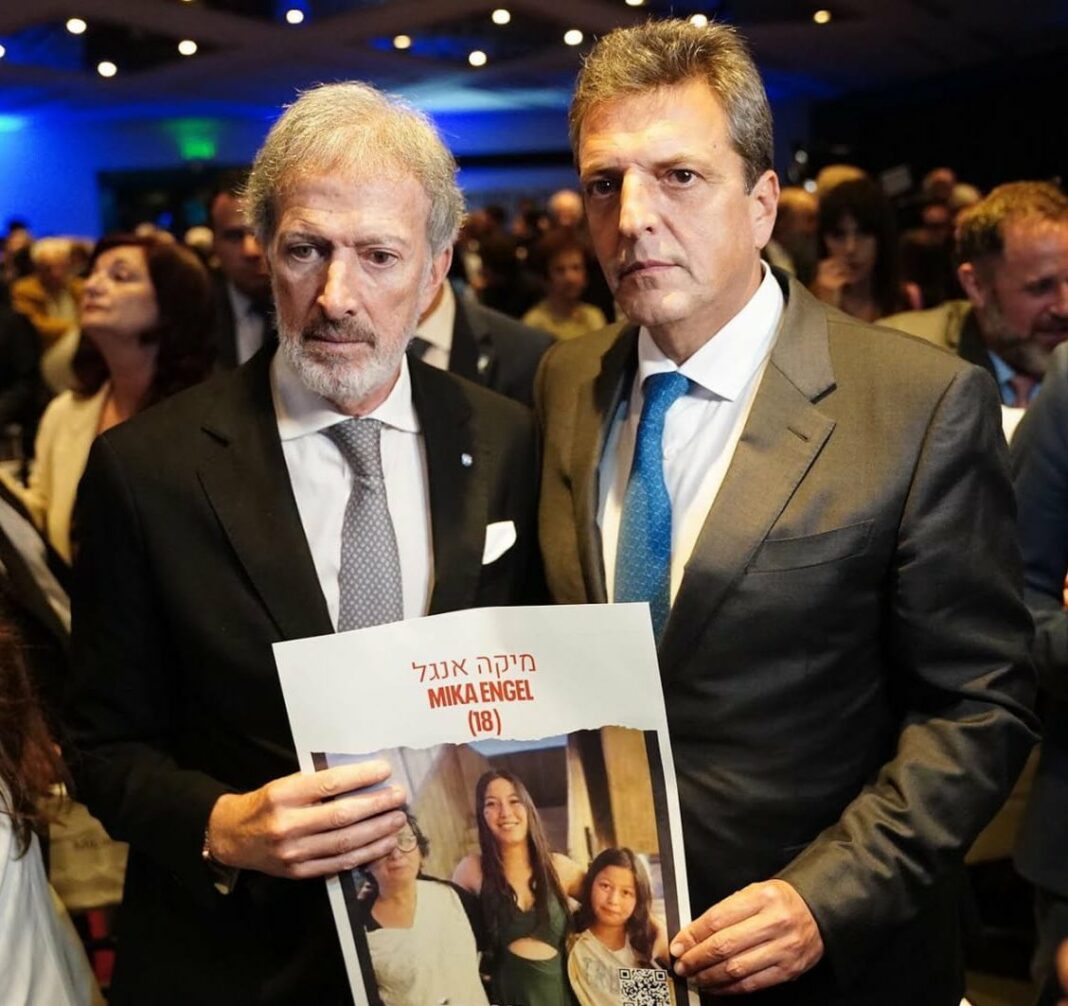 Massa hizo público que su postura respecto a la guerra en Israel contradice la posición adoptada por el Gobierno nacional.