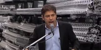 Axel Kicillof esbozó un duro discurso contra Milei y el plan de ajuste que ya comenzó a implementar el Gobierno nacional.