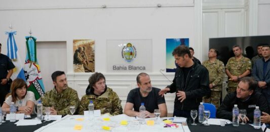 Kicillof le pidió fondos al Gobierno nacional para hacerle frente a los arreglos de los daños causados por el temporal.