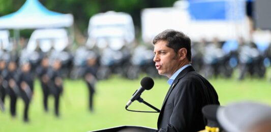 Axel Kicillof le reclamó a los diputados y senadores bonaerenses que traten el proyecto de ley de reforma de la Policía Bonaerense.