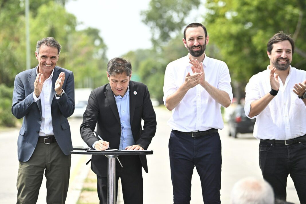 El intendente Diego Valenzuela cuestionó a Kicillof por no invitarlo al acto de inauguración de la obra vial que conecta Tres de Febrero con Hurlingham.