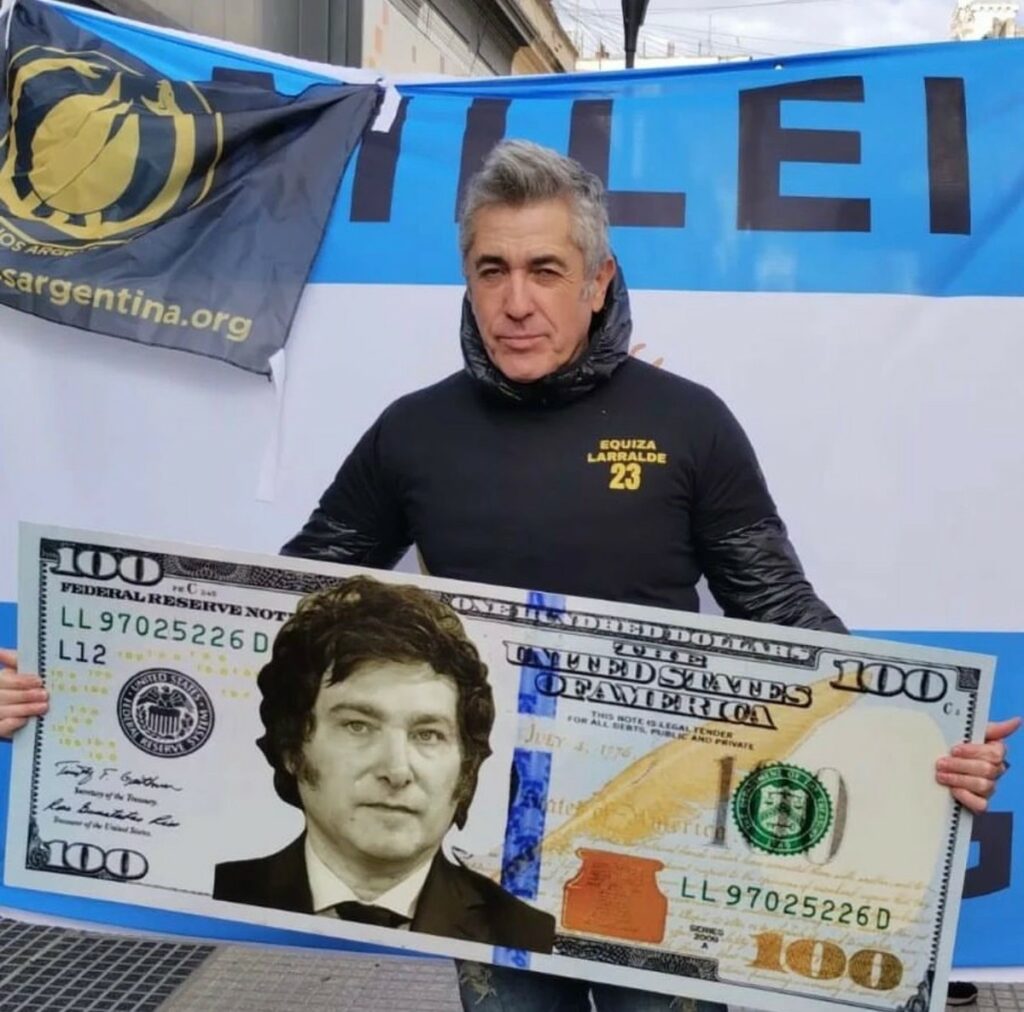 El exprecandidato a intendente de Ituzaingó por La Libertad Avanza, Hugo Equiza.