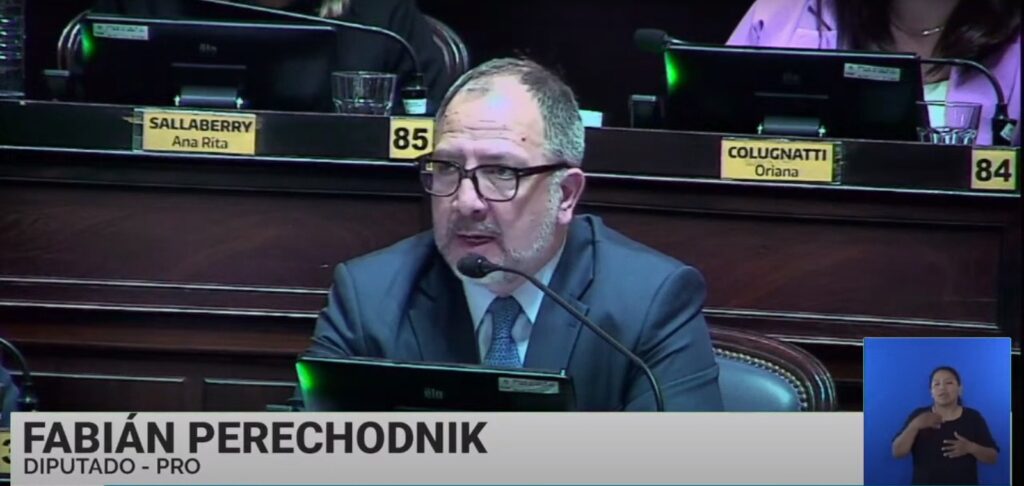El legislador Fabián Perechodnik - integrante del PRO