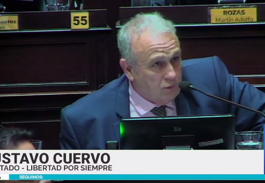 Gustavo Cuervo - presidente del bloque Libertad por Siempre