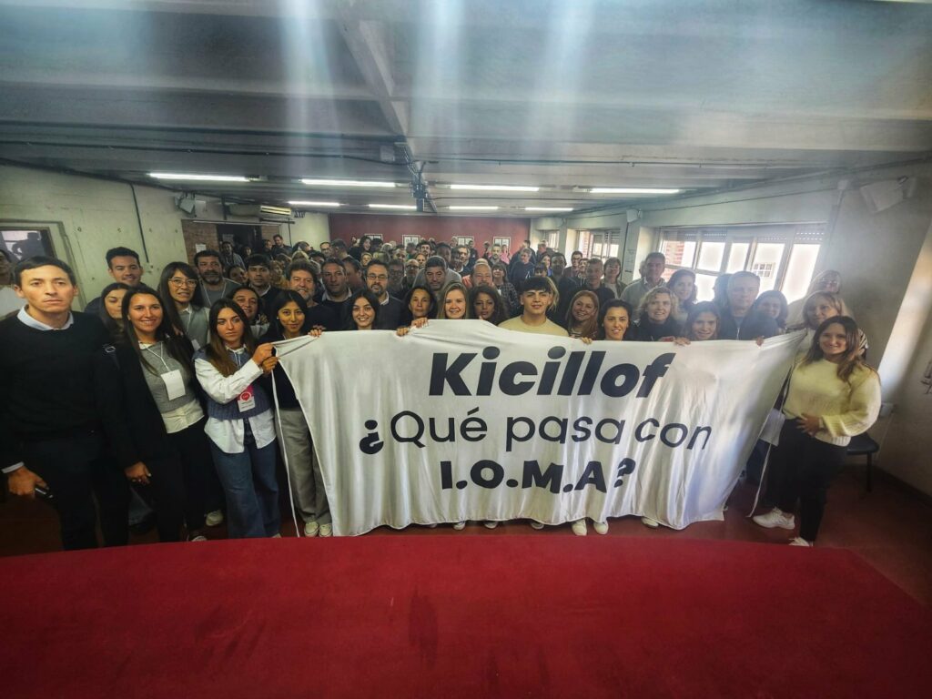 Los reclamos por la situación del IOMA fue uno de los ejes del Foro de Legisladores radicales.