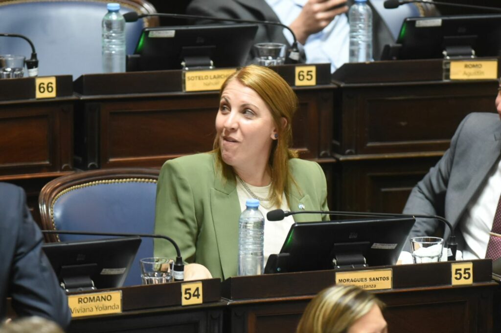 La diputada bonaerense, Constanza Moragues, responde a Victoria Villaruel, pero le vota proyectos al kirchnerismo.
