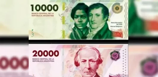 A fines de mayo comenzará a circular el nuevo billete de $10.000 y se espera el de $20.000 para octubre.