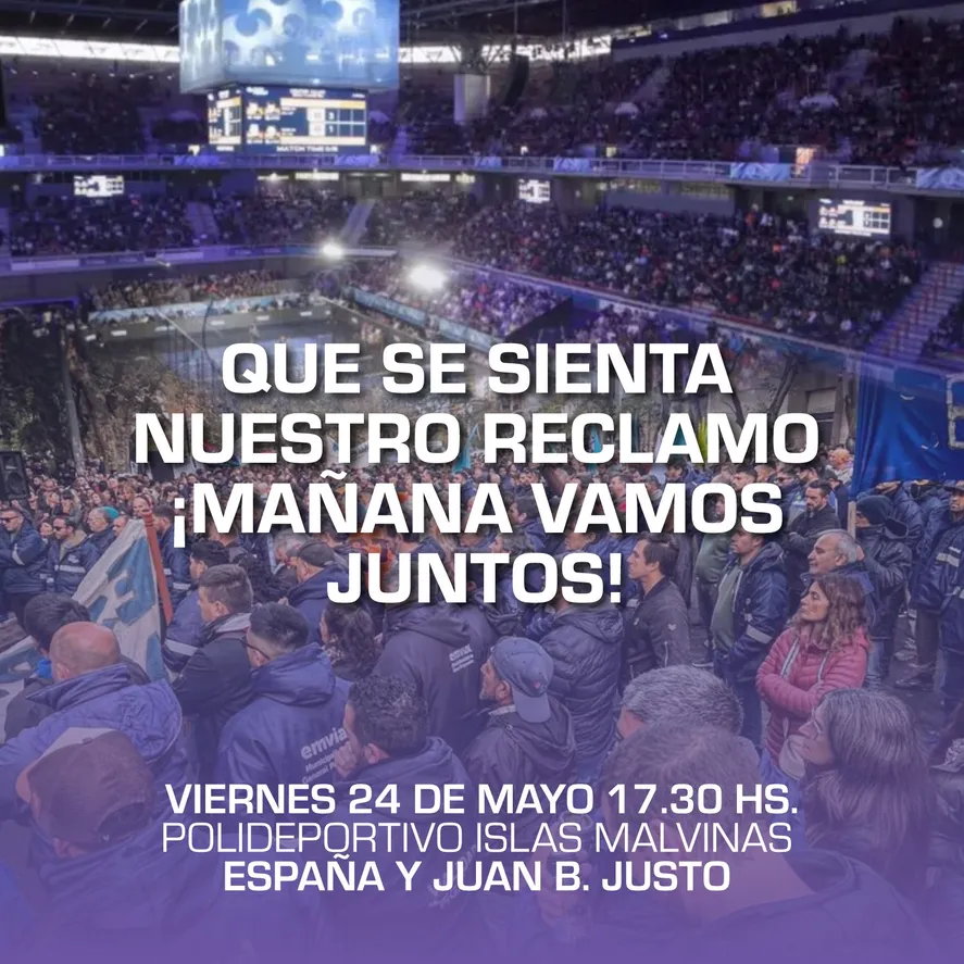 Municipales de Mar del Plata convocaron a una protesta frente a la sede del torneo mundial de pádel.