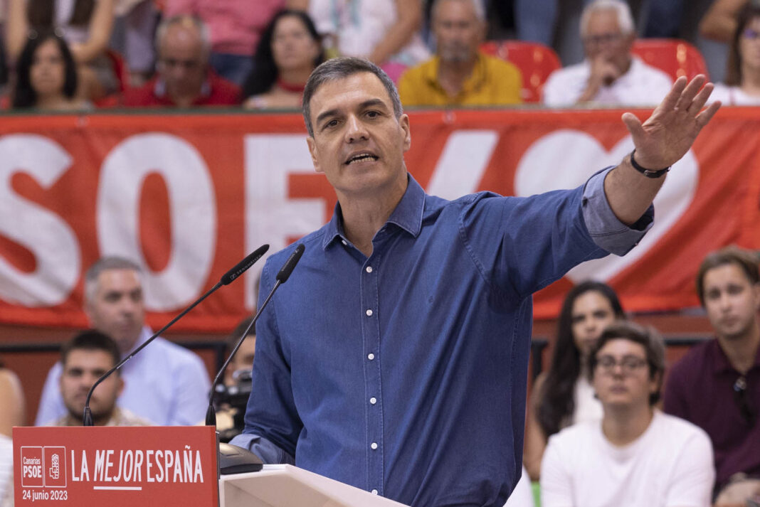 El presidente español, Pedro Sánchez, se refirió a la visita a España de su par, Javier Milei. 