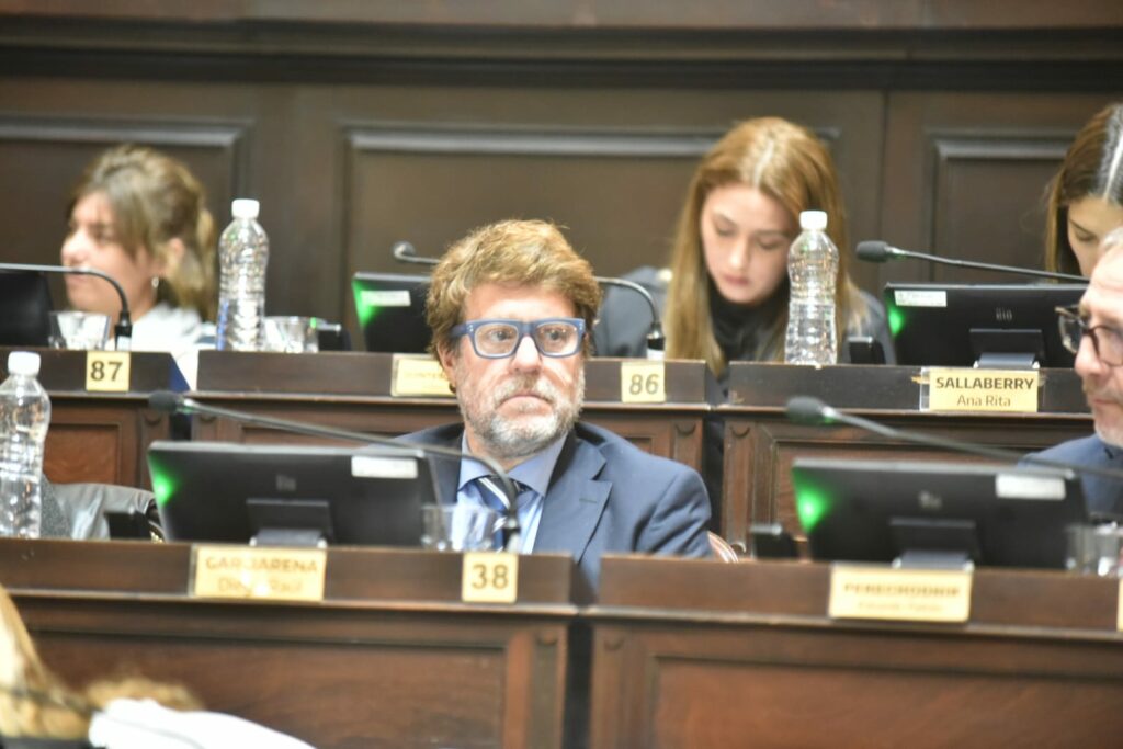El bloque radical a cargo de Diego Garciarena se abstuvo de votar el proyecto de indemnizaciones laborales.