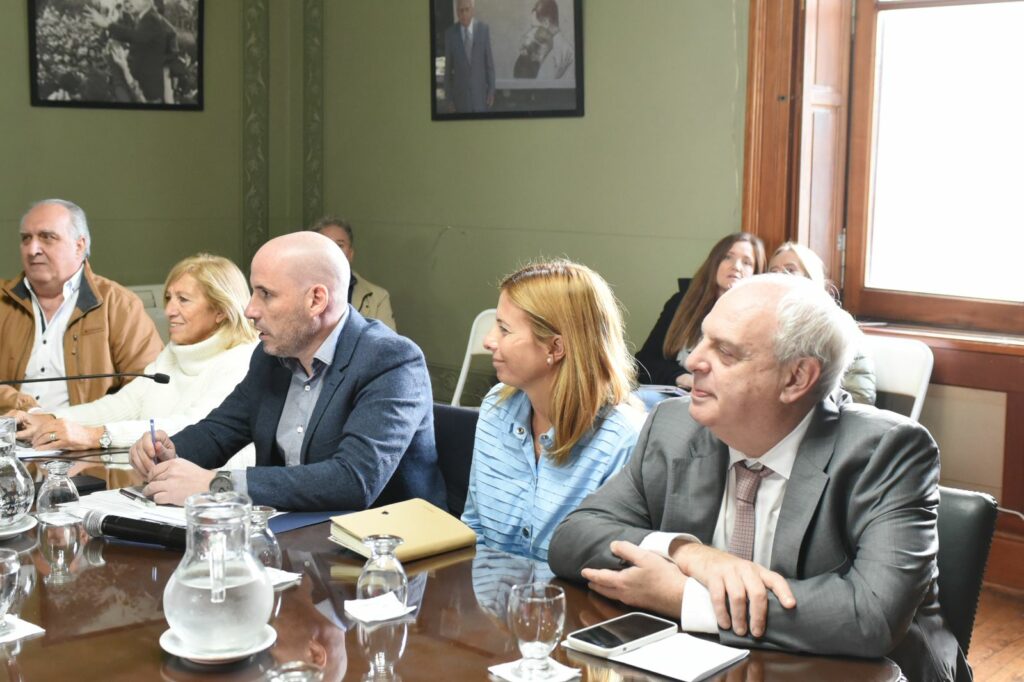 Marcelo "Chuby" Leguizamón fue uno los senadores del PRO que intervino durante la reunión con Kreplak. 