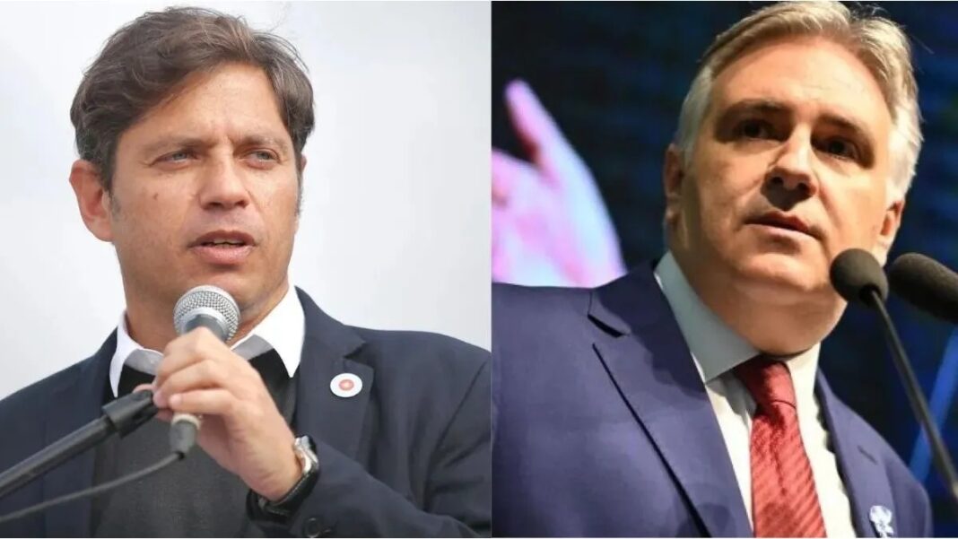 En el marco de su operativo de deskirchnerización, el gobernador bonaerense, Axel Kicillof, firma convenio con Martín Llaryora y suma otra foto con un gobernador opositor.