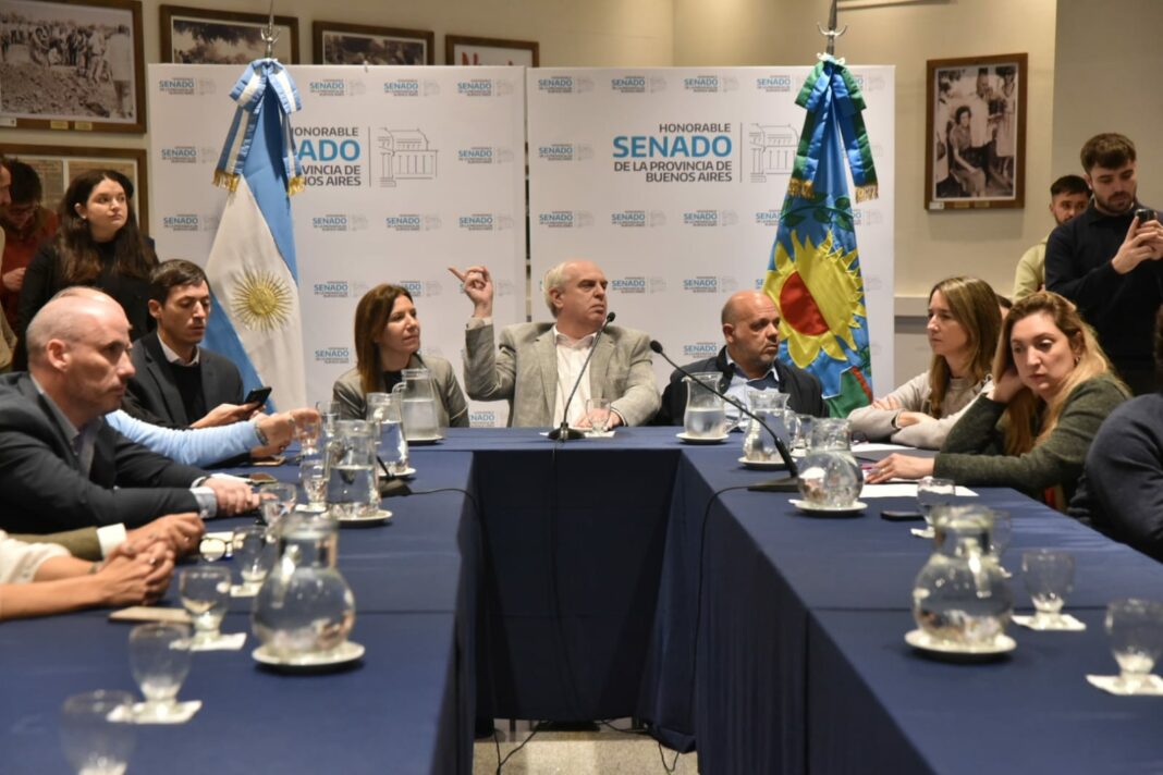 Senadores de la oposición recibieron a decenas de referentes empresariales para frenar la ley de indemnizaciones laborales de La Cámpora y garantizaron el número para trabar la iniciativa en el recinto de la Cámara alta.